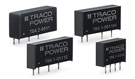 RS Components propose une nouvelle gamme économique de convertisseurs de puissance DC-DC de TRACO Power